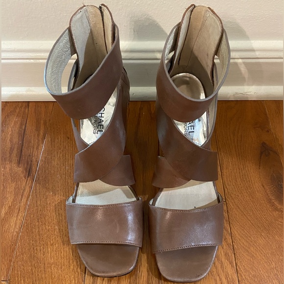 Michael Kors Brown Jenna Wedge - Size 5.5 - Picture 2 of 6